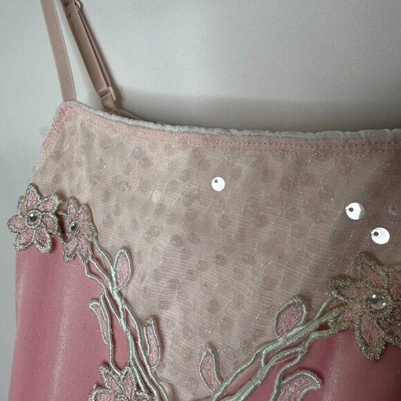 Pink Flower Embroidered Ballet Tutu - Picture 5 of 6